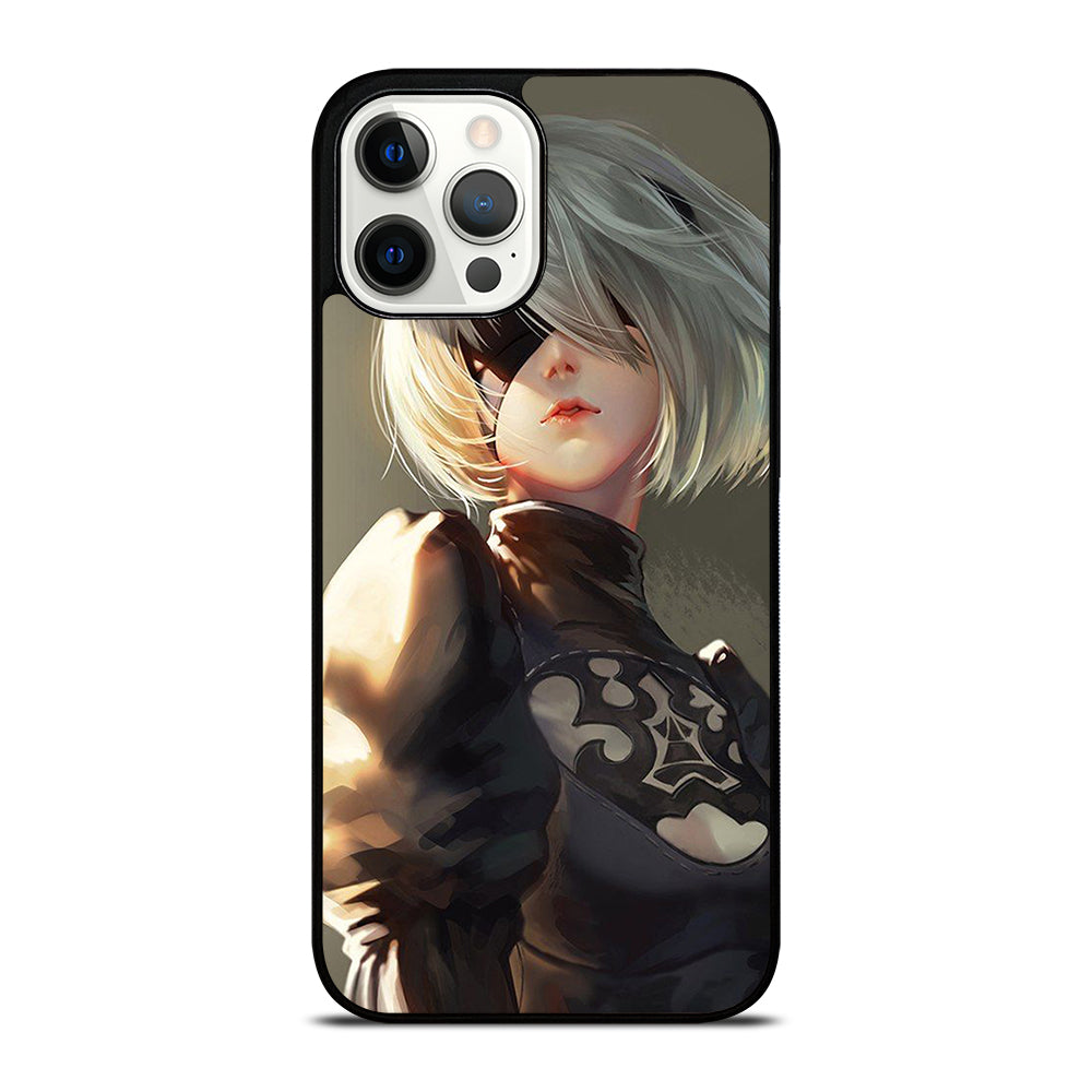 NIER AUTOMATA 2B FACE ANIME iPhone 12 Pro Max Case Cover
