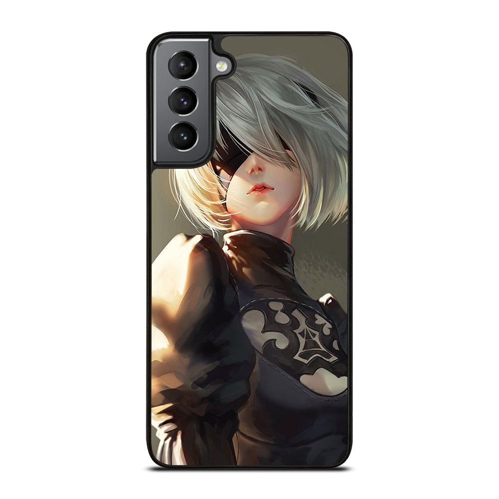 NIER AUTOMATA 2B FACE ANIME Samsung Galaxy S21 Plus Case Cover