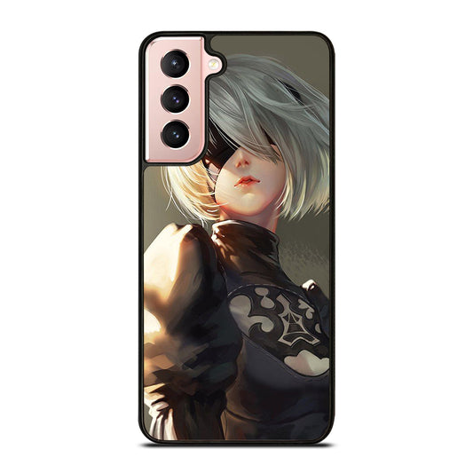 NIER AUTOMATA 2B FACE ANIME Samsung Galaxy S21 Case Cover