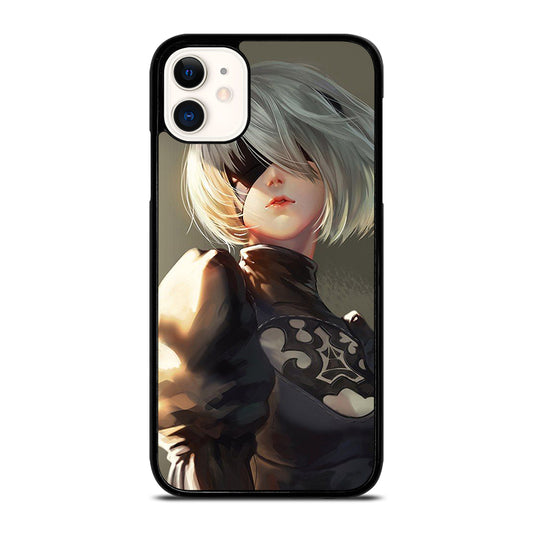 NIER AUTOMATA 2B FACE ANIME iPhone 11 Case Cover