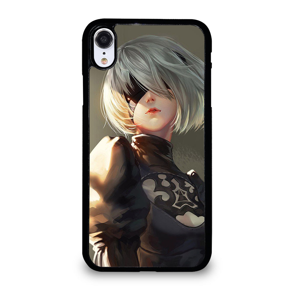 NIER AUTOMATA 2B FACE ANIME iPhone XR Case Cover