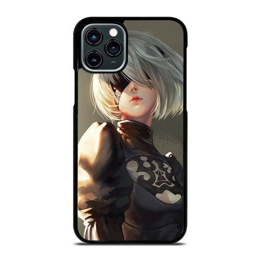 NIER AUTOMATA 2B FACE ANIME iPhone 11 Pro Case Cover