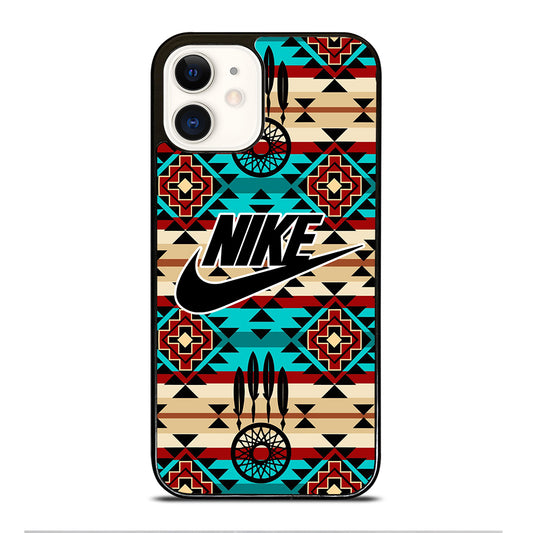 NIKE AZTEC LOGO 1 iPhone 12 Case Cover