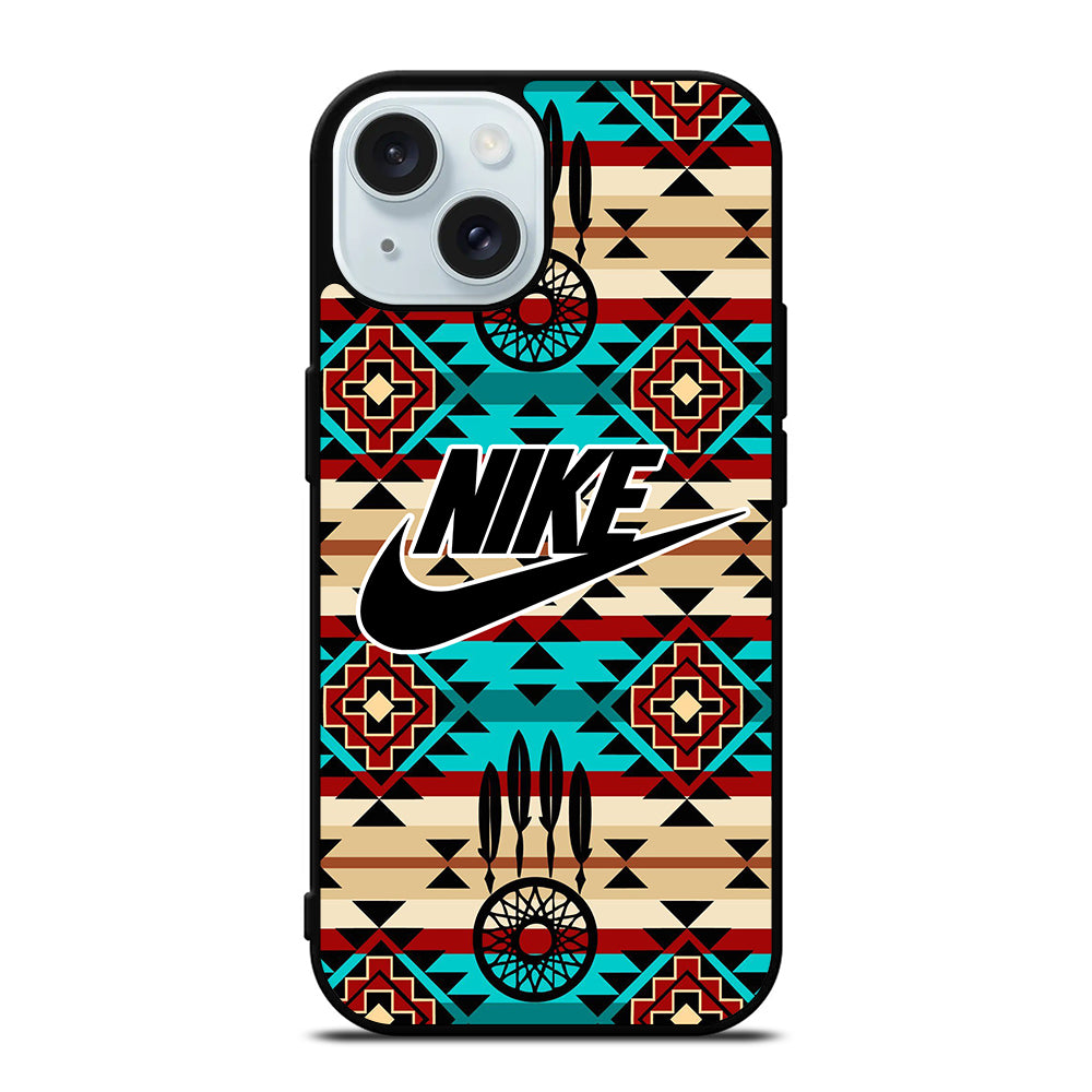 NIKE AZTEC LOGO 1 iPhone 15 Case Cover