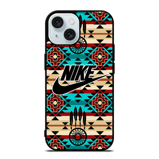NIKE AZTEC LOGO 1 iPhone 15 Case Cover