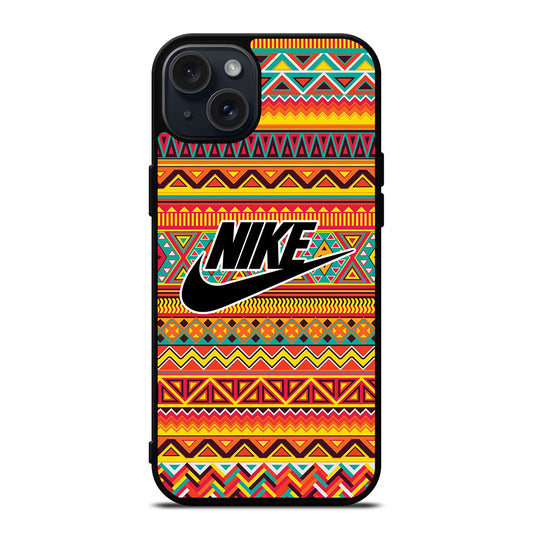 NIKE AZTEC LOGO 4 iPhone 15 Plus Case Cover
