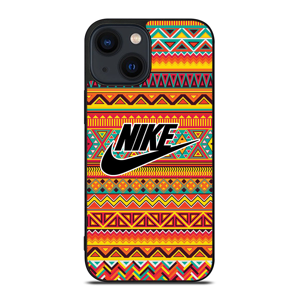 NIKE AZTEC LOGO 4 iPhone 14 Plus Case Cover