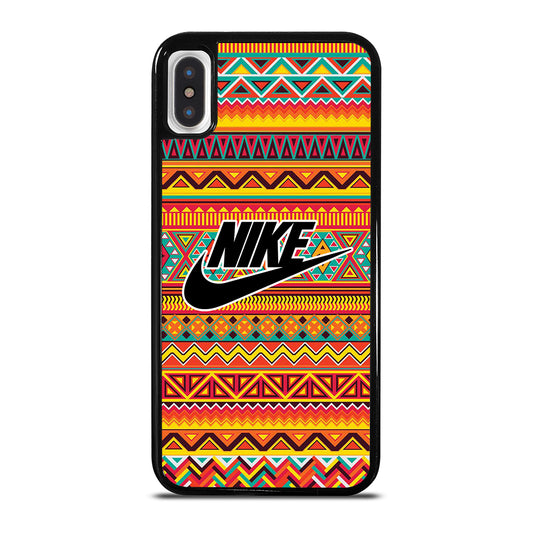 NIKE AZTEC LOGO 4 iPhone X / XS Case Cover