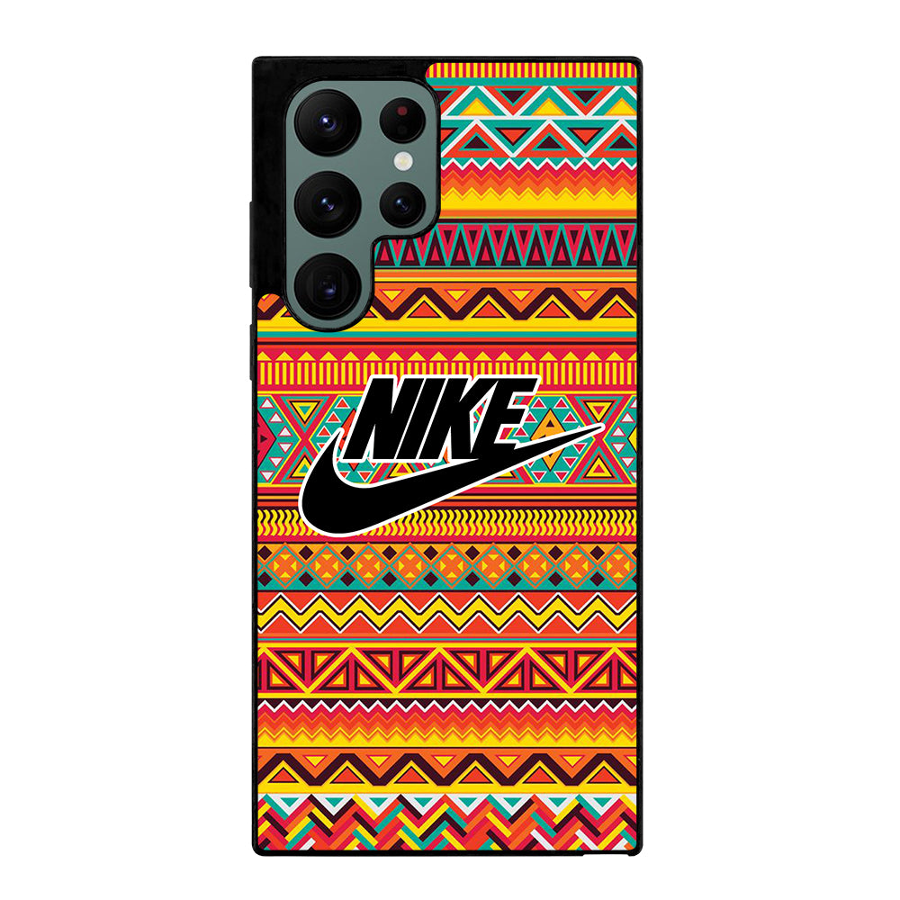 NIKE AZTEC LOGO 4 Samsung Galaxy S22 Ultra Case Cover