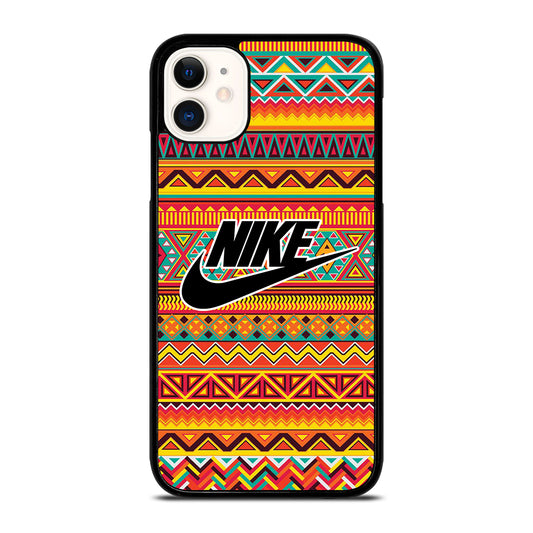 NIKE AZTEC LOGO 4 iPhone 11 Case Cover