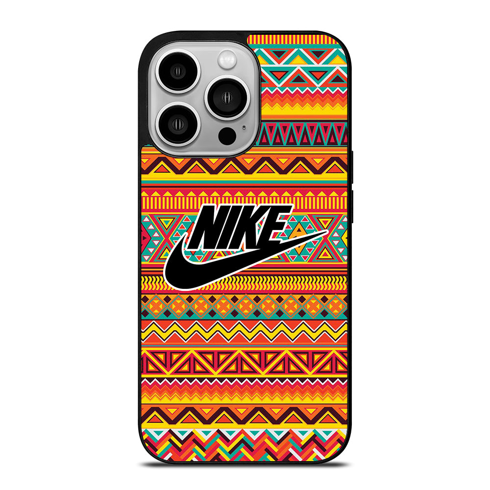 NIKE AZTEC LOGO 4 iPhone 14 Pro Case Cover