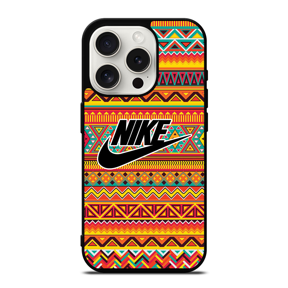 NIKE AZTEC LOGO 4 iPhone 15 Pro Case Cover
