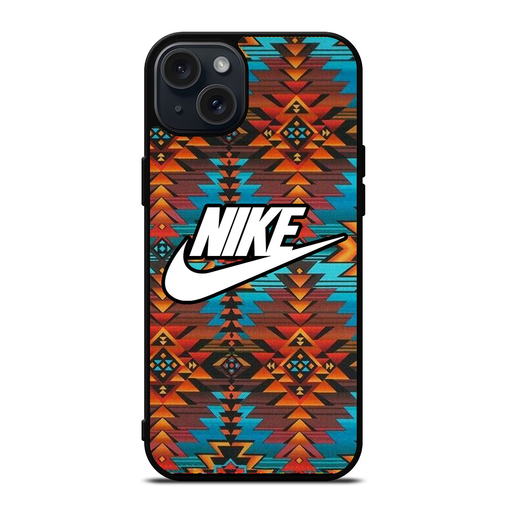 NIKE AZTEC LOGO 5 iPhone 15 Plus Case Cover