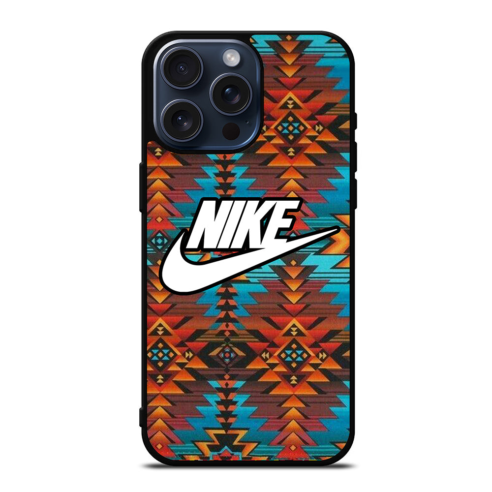 NIKE AZTEC LOGO 5 iPhone 15 Pro Max Case Cover