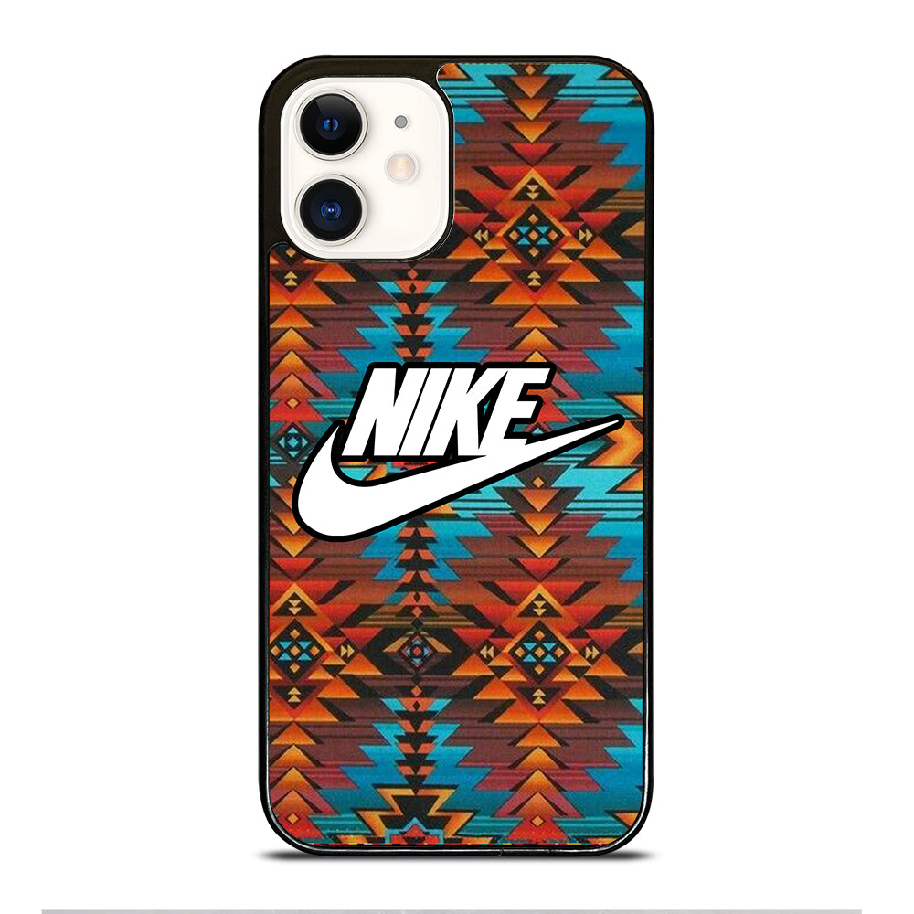 NIKE AZTEC LOGO 5 iPhone 12 Case Cover