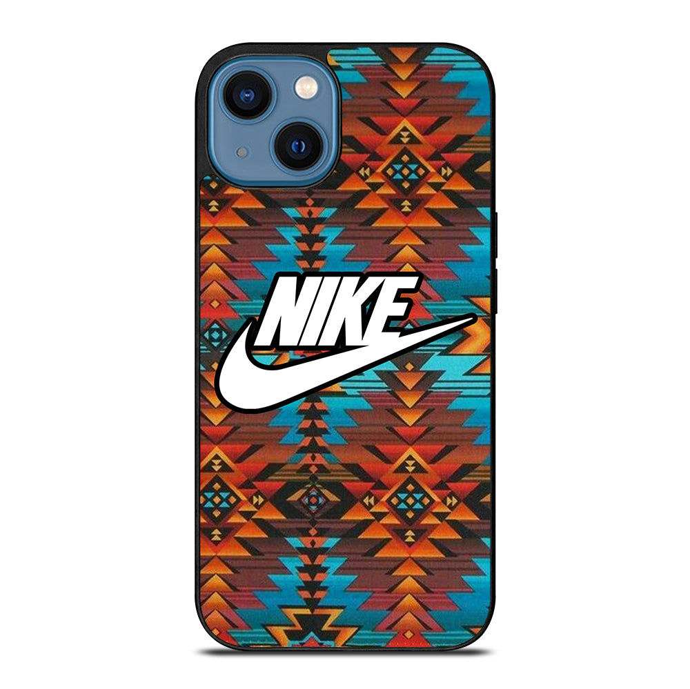 NIKE AZTEC LOGO 5 iPhone 14 Case Cover
