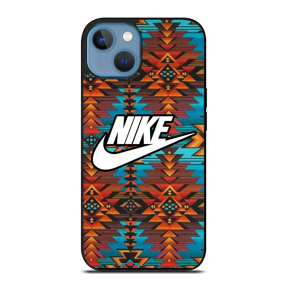 NIKE AZTEC LOGO 5 iPhone 13 Case Cover