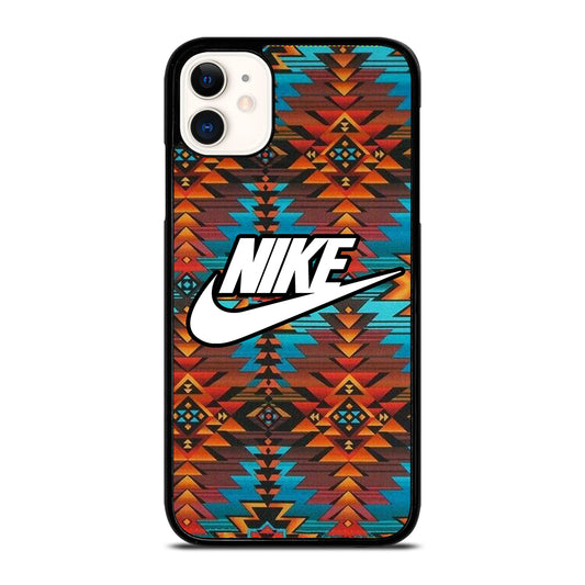 NIKE AZTEC LOGO 5 iPhone 11 Case Cover