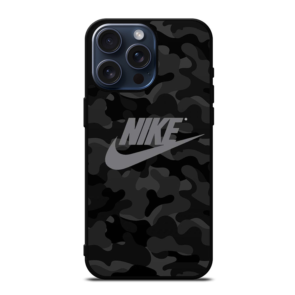 NIKE CAMO ART LOGO iPhone 15 Pro Max Case Cover