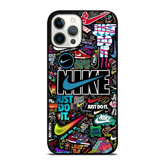 NIKE LOGO PATTERN iPhone 12 Pro Max Case Cover