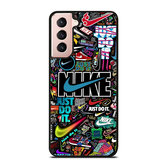 NIKE LOGO PATTERN Samsung Galaxy S21 Case Cover