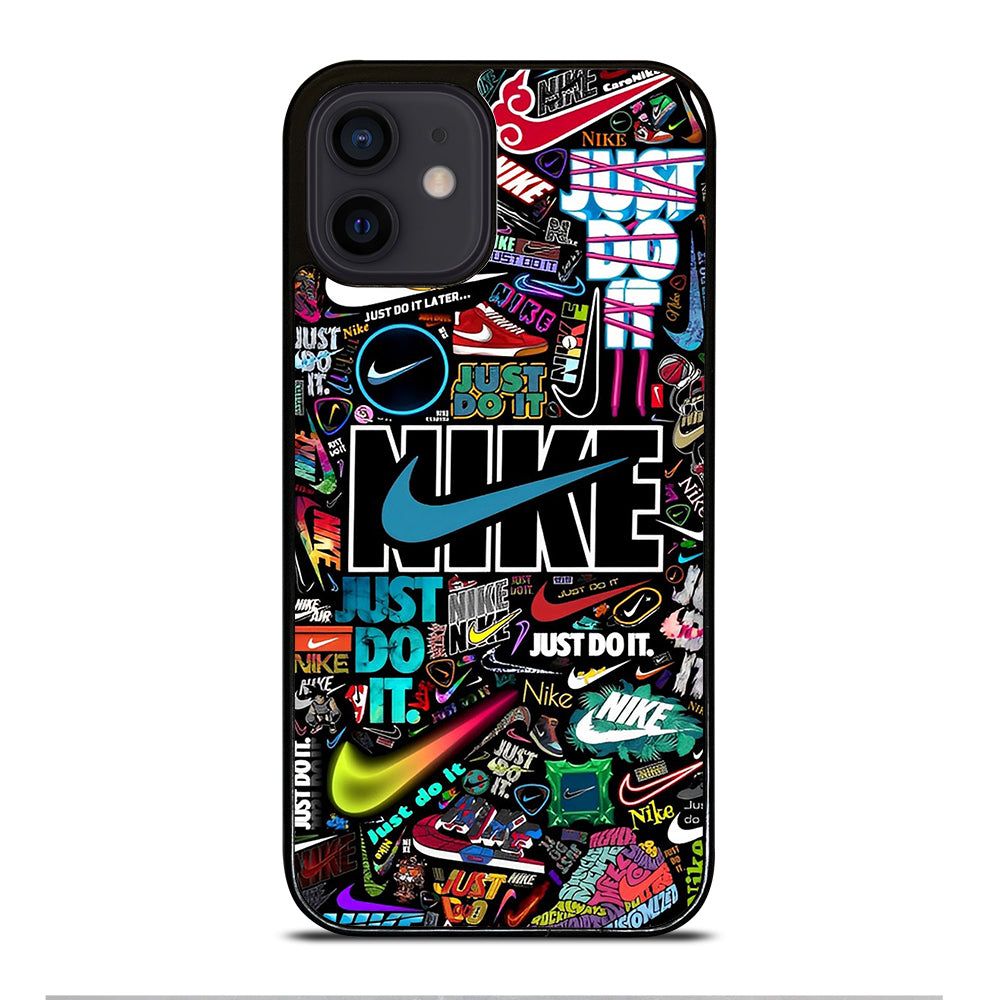 NIKE LOGO PATTERN iPhone 12 Mini Case Cover