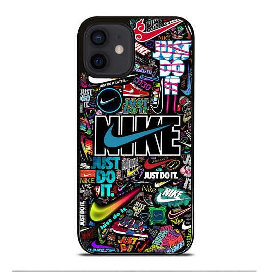 NIKE LOGO PATTERN iPhone 12 Mini Case Cover