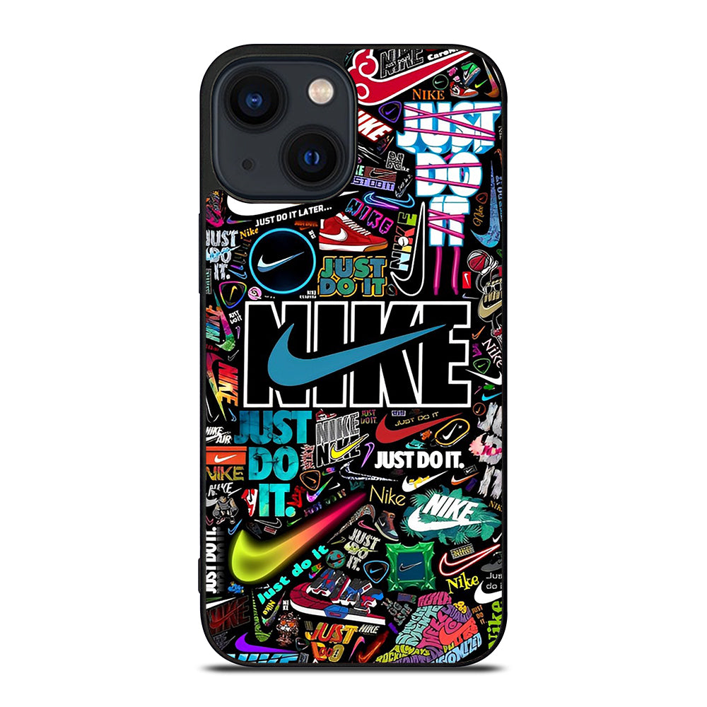 NIKE LOGO PATTERN iPhone 14 Plus Case Cover