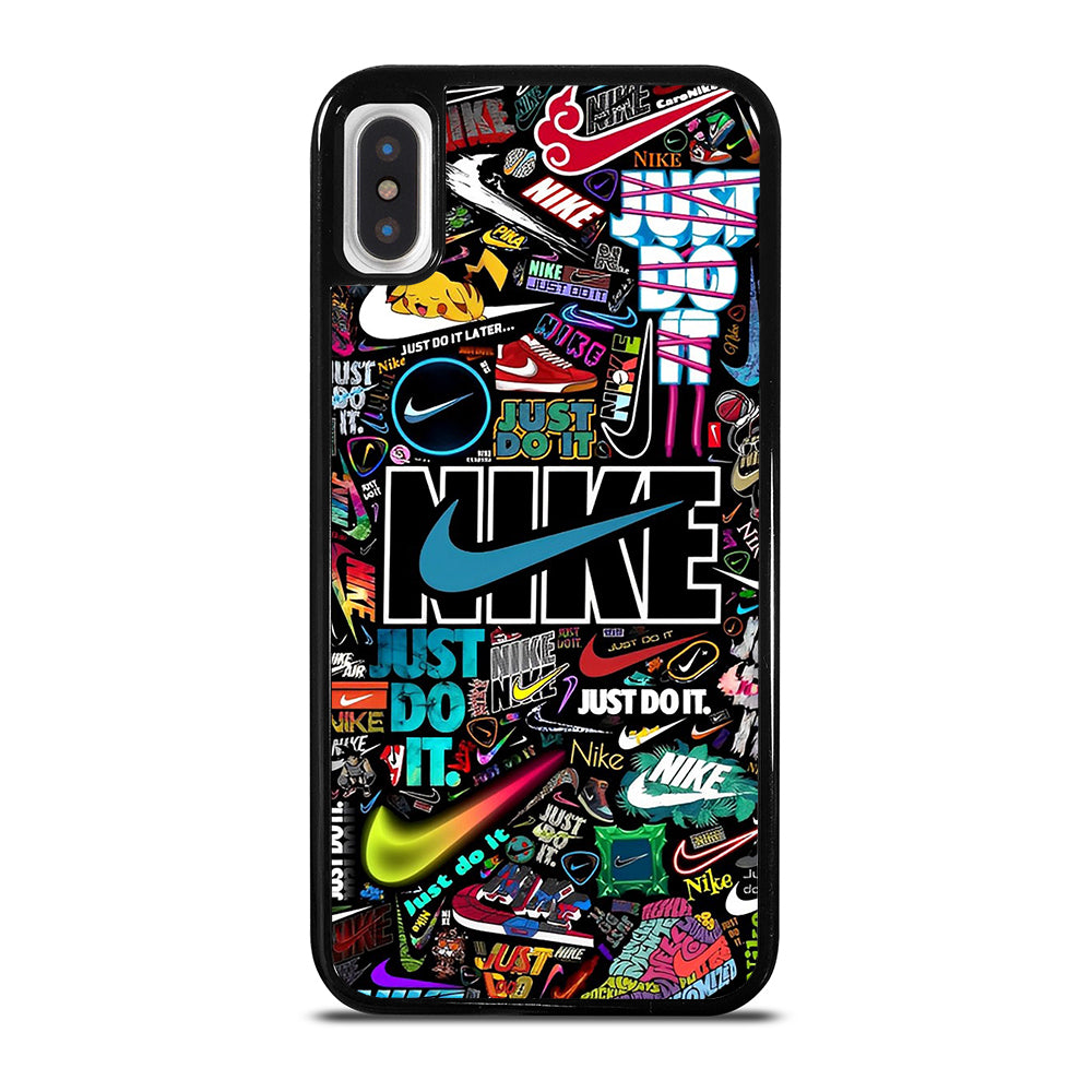 NIKE LOGO PATTERN iPhone X / XS Case Cover