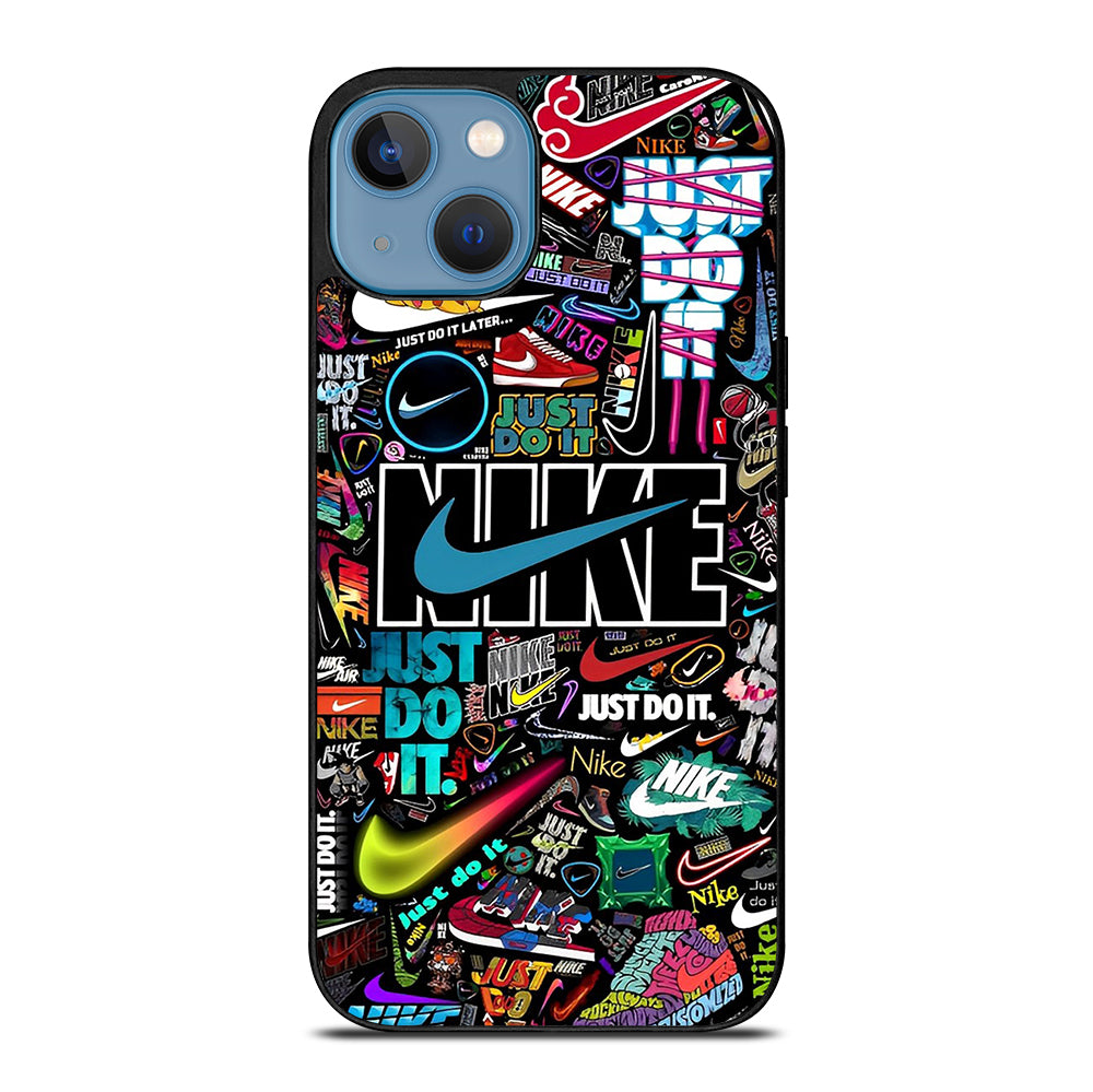 NIKE LOGO PATTERN iPhone 13 Case Cover