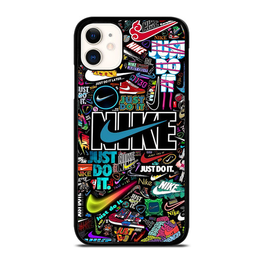 NIKE LOGO PATTERN iPhone 11 Case Cover
