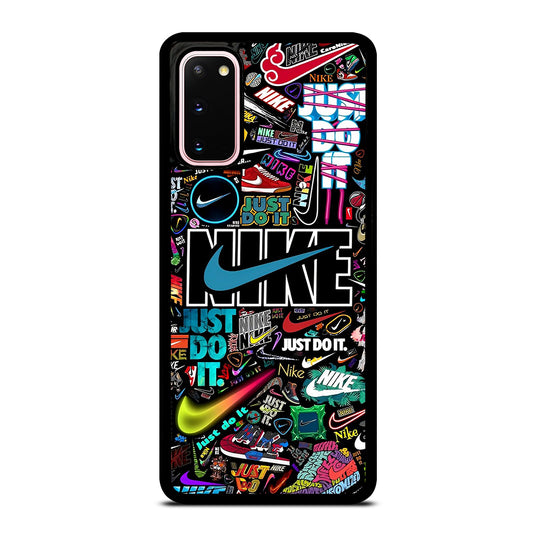 NIKE LOGO PATTERN Samsung Galaxy S20 Case Cover