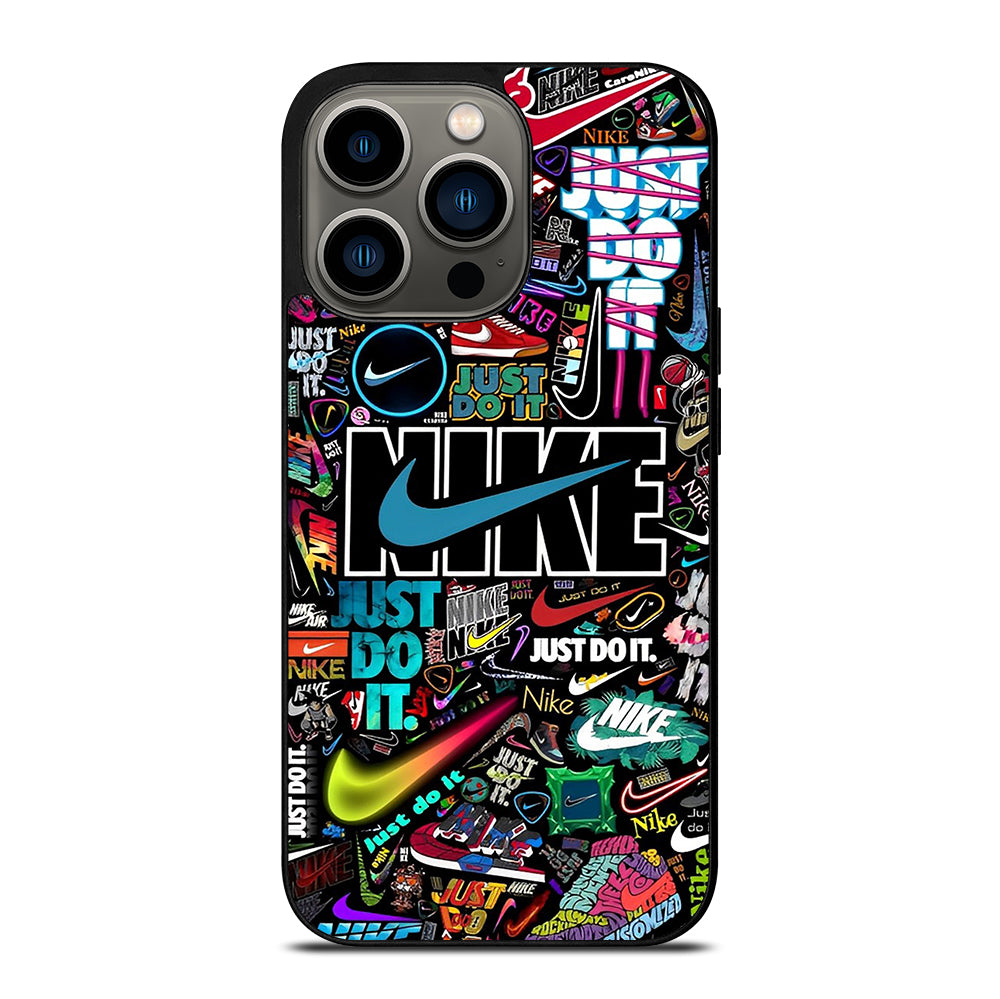 NIKE LOGO PATTERN iPhone 13 Pro Case Cover