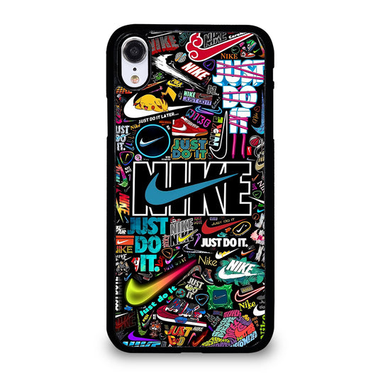 NIKE LOGO PATTERN iPhone XR Case Cover
