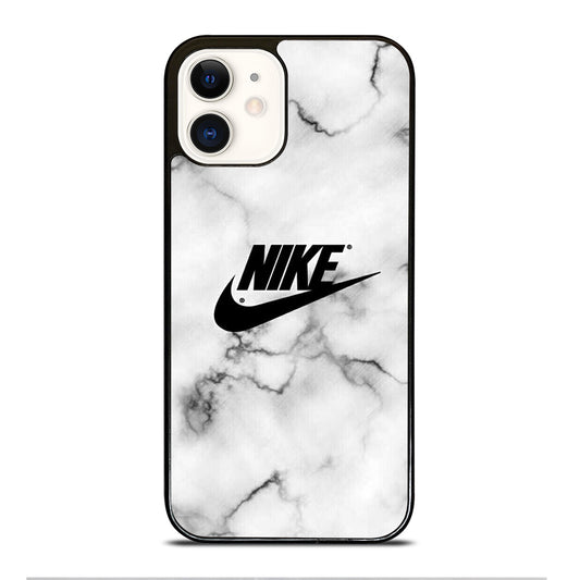 NIKE MARBLE LOGO iPhone 12 Case Cover