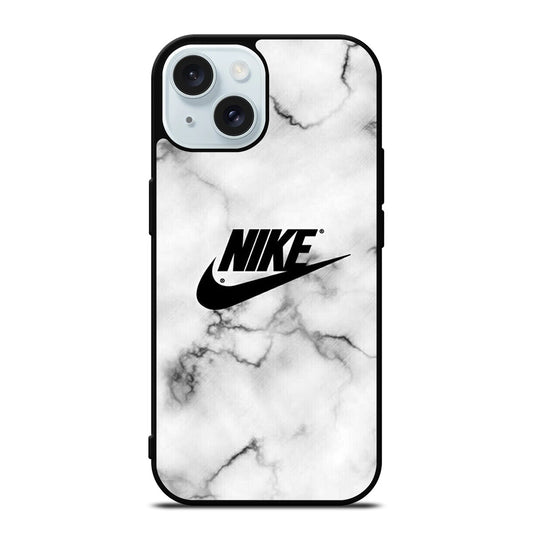 NIKE MARBLE LOGO iPhone 15 Case Cover