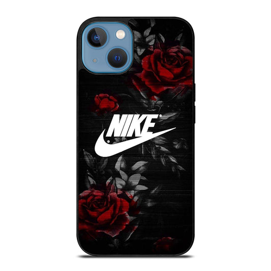 NIKE ROSE FLOWER LOGO iPhone 13 Case Cover