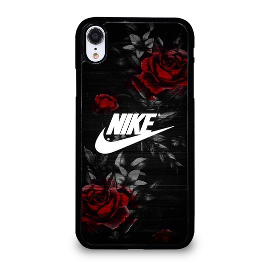 NIKE ROSE FLOWER LOGO iPhone XR Case Cover