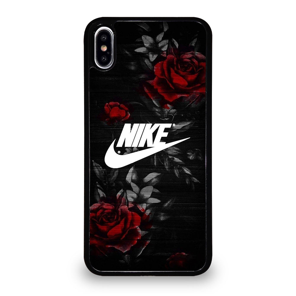 NIKE ROSE FLOWER LOGO iPhone XS Max Case Cover