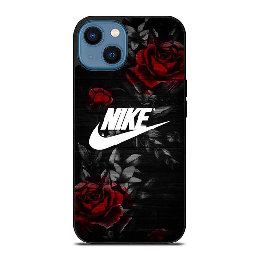 NIKE ROSE FLOWER LOGO iPhone 14 Case Cover