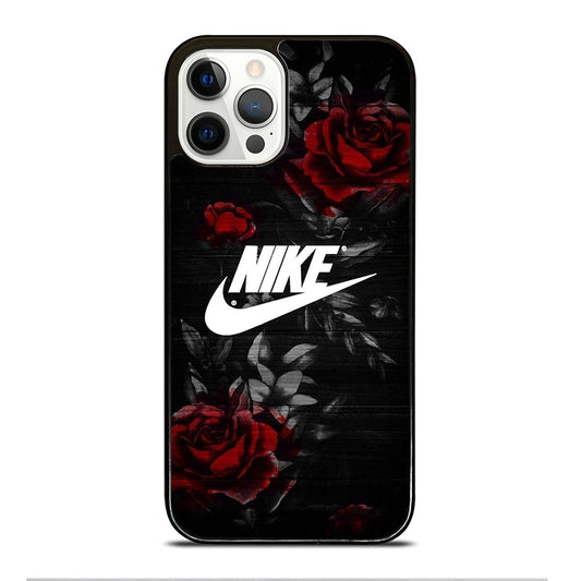 NIKE ROSE FLOWER LOGO iPhone 12 Pro Case Cover