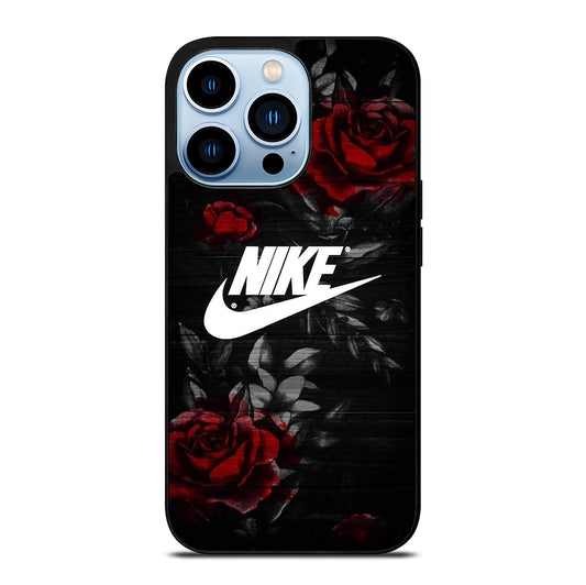 NIKE ROSE FLOWER LOGO iPhone 13 Pro Max Case Cover
