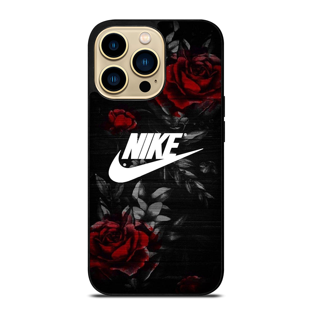 NIKE ROSE FLOWER LOGO iPhone 14 Pro Max Case Cover