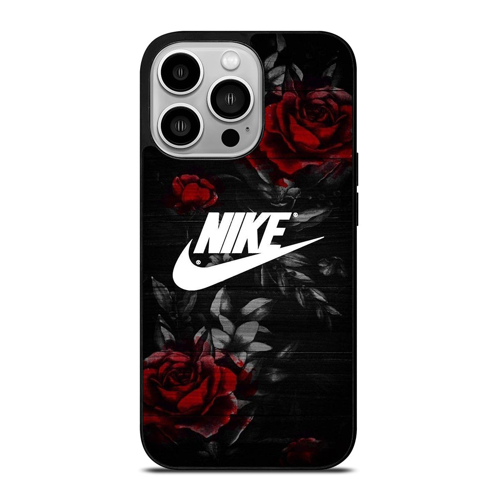 NIKE ROSE FLOWER LOGO iPhone 14 Pro Case Cover