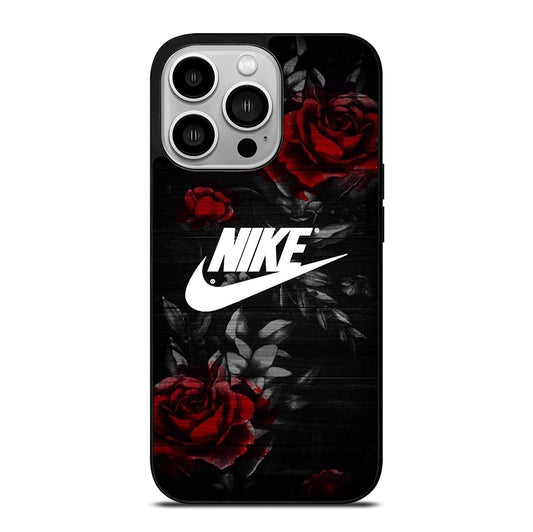 NIKE ROSE FLOWER LOGO iPhone 14 Pro Case Cover