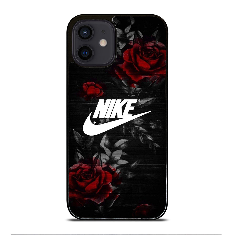 NIKE ROSE FLOWER LOGO iPhone 12 Mini Case Cover