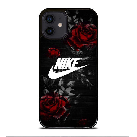 NIKE ROSE FLOWER LOGO iPhone 12 Mini Case Cover