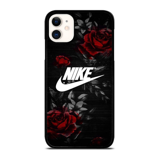 NIKE ROSE FLOWER LOGO iPhone 11 Case Cover