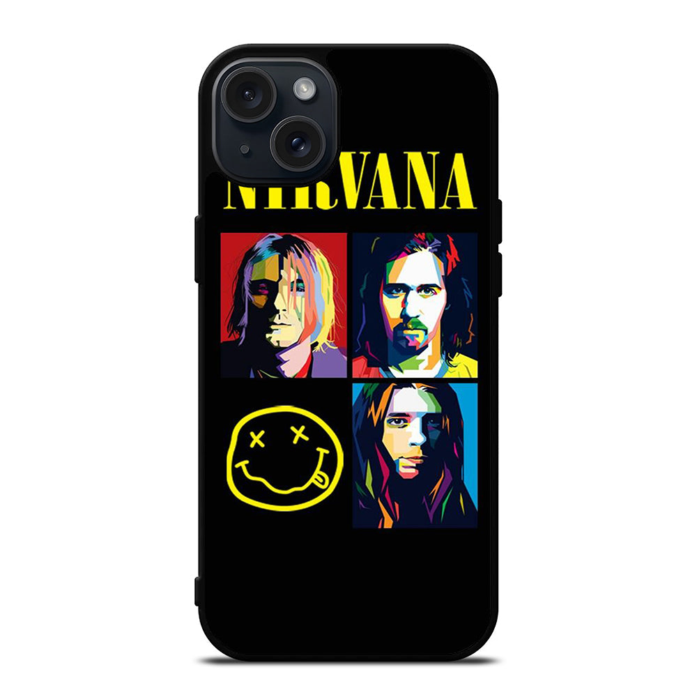 NIRVANA AMERICAN BAND iPhone 15 Plus Case Cover