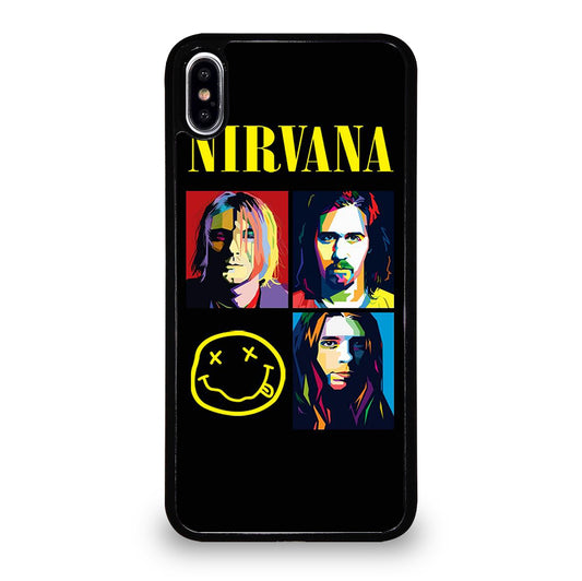NIRVANA AMERICAN BAND iPhone XS Max Case Cover